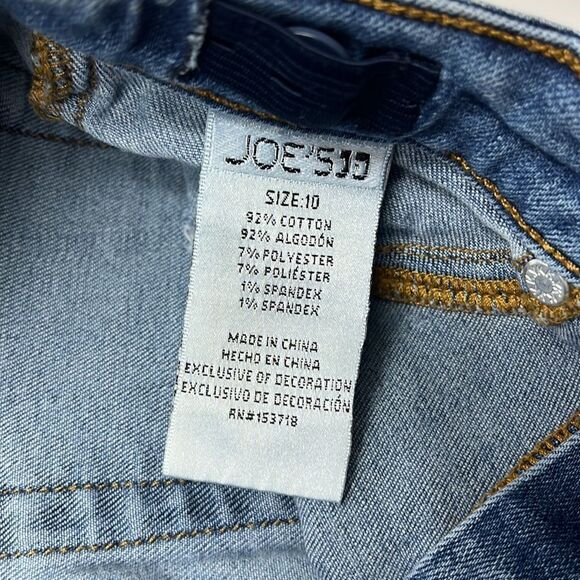 Joe’s Jeans Girls Distressed Skinny Light Wash Denim Jeans - Picture 5 of 11